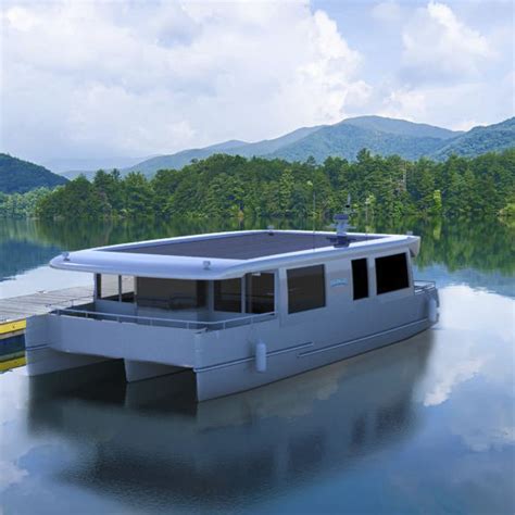 Catamaran houseboat - Smart 40 - ARC Yachts - inboard / solar powered / 2-cabin