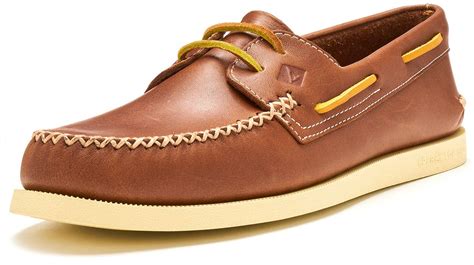 Sperry Authentic Original 2-Eye Boat Deck Shoes in Brown Taupe & Blue ...