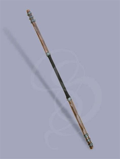 Quarterstaff Fantasy Props, Fantasy Costumes, Fantasy Sword, Fantasy Weapons, Half Elf Dnd, Bow ...