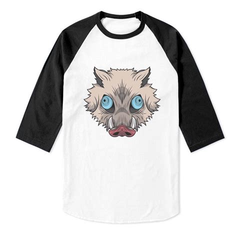 Inosuke Hashibira Kimetsu No Yaiba Unisex 3/4 Raglan Tee– Meh. Geek