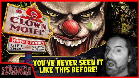 HAUNTED HISTORY OF THE FAMOUS CLOWN MOTEL! (Is the clown motel really ...