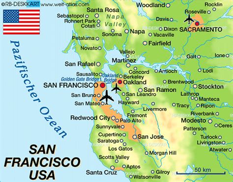 Usa San Francisco Map