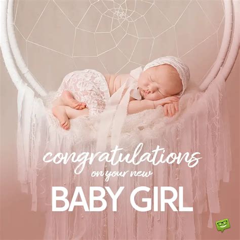 Newborn Baby Girl Wishes and Congratulations | It's a Girl!