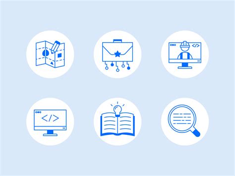 Software Development Vector Icons by Clint Hess for Siege Media on Dribbble