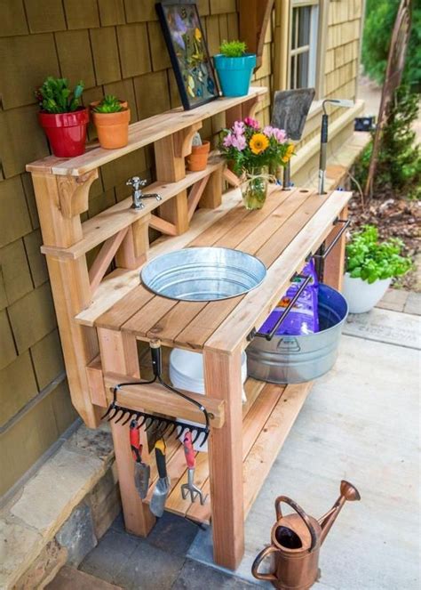 Potting Bench With Sink Diy - Image to u