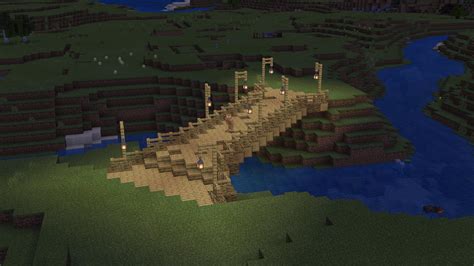 just a small simple bridge build i did in my girlfriend and i’s world! (survival) would love ...