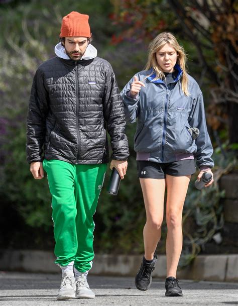 ELIZABETH OLSEN and Robbie Arnett Out in Sherman Oaks 03/23/2020 ...