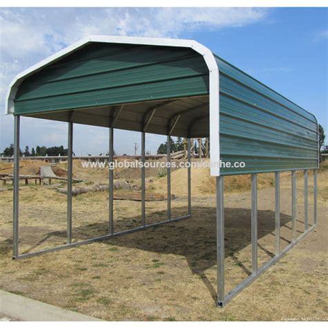 Strong And Sturdy Metal Carport / RV Carport With Color Steel Sheet Roof, rv carport garden ...