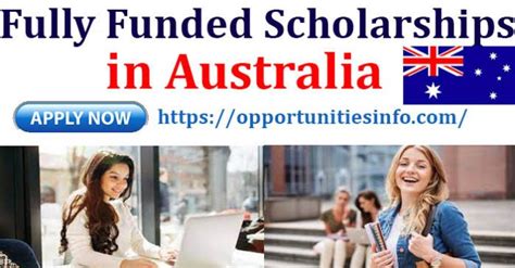 List of Fully Funded Scholarships in Australian Universities 2024