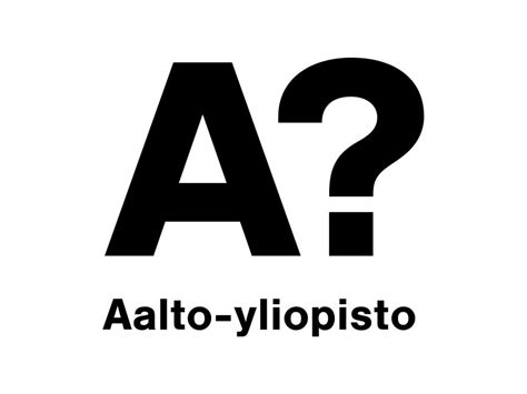 Aalto University Black Logo PNG vector in SVG, PDF, AI, CDR format