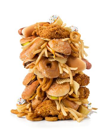 Large Pile Of Junk Food Stock Photo - Download Image Now - iStock