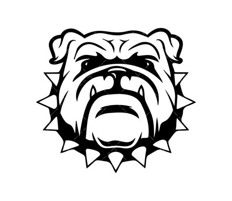 Bulldog Face Svg