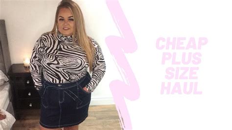 Cheap plus size clothes haul ( dealz / poundland ) - YouTube