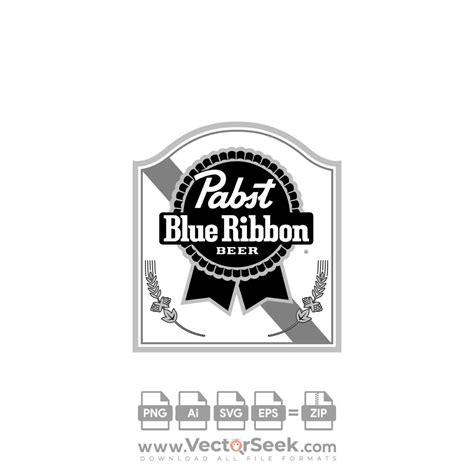 Pabst Blue Ribbon Logo Vector - (.Ai .PNG .SVG .EPS Free Download)