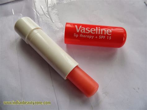 Indian Beauty Zone: Vaseline Lip Therapy + SPF 15 Review-Rosy Lips