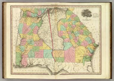 Georgia and Alabama. / Tanner, Henry S. / 1825