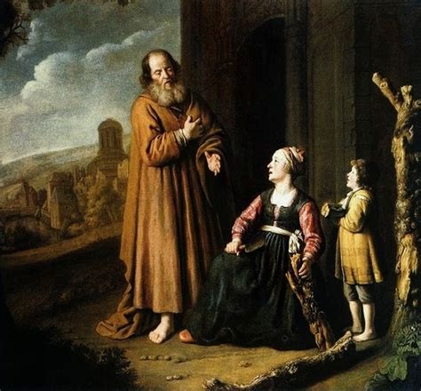 Paintings By Jan Victors: Elijah And The Widow Of Zarephath By Jan Victors