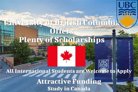 University of British Columbia Scholarships for International Students ...