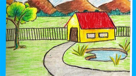 Simple Village Drawing at GetDrawings | Free download