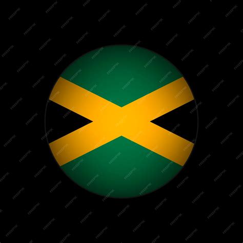 Premium Vector | Country jamaica jamaica flag vector illustration