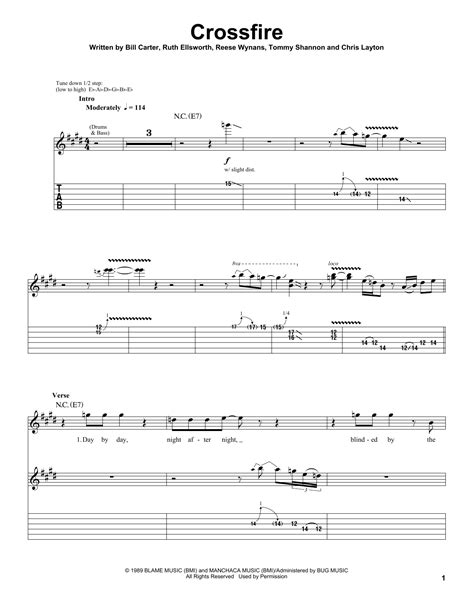 Crossfire | Sheet Music Direct