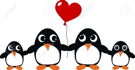 Penguin family clipart - Clipground