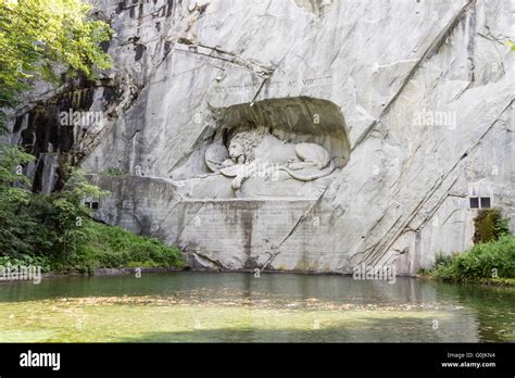 Lion Monument Lucerne Switzerland Stock Photo - Alamy