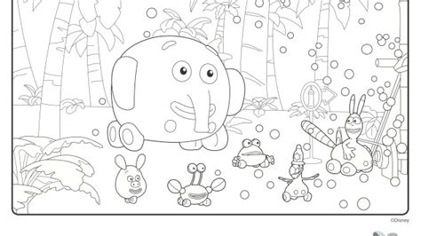 Jungle Junction Coloring Pages