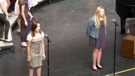 Marysville Middle School Fall Choir Concert - YouTube