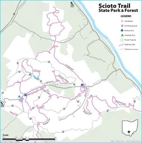 Scioto Trail State Park Mountain Bike Trail in Chillicothe, Ohio ...