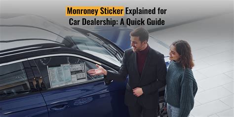 Monroney Sticker Explained For Car Dealership: A Quick Guide – Simple ...