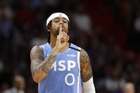 NBA fines Timberwolves for resting 'healthy' D'Angelo Russell ...