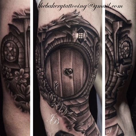 Jordan Baker Tattoo — “In a hole in the ground, there lived a hobbit…”...