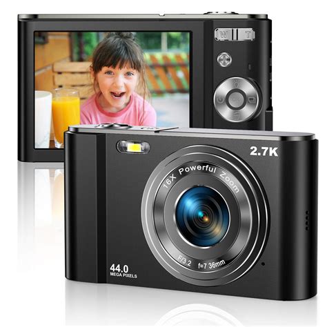 Buy Digital Camera 2.7K Ultra HD Mini Camera 44MP 2.8 Inch LCD Screen ...