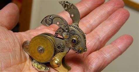 Artist Turns Old Watch Parts Into Steampunk Sculptures | DeMilked