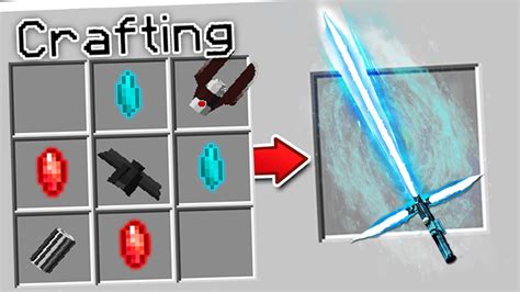 CRAFTING A STAR WARS LIGHTSABER IN MINECRAFT?! - YouTube