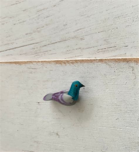 Miniature Bird, Mini Pigeon Figurine, Dollhouse Miniature, 1:12 Scale, Mini Bird, Dollhouse ...