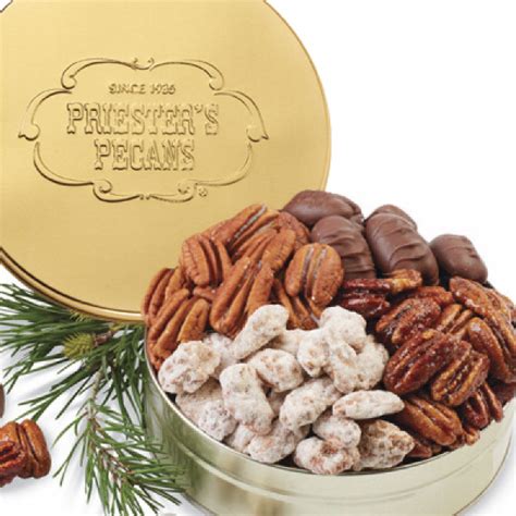 Corporate Gifts - Sweet and Salty Pecan Combo (Gift Tin) | Priester's Pecans