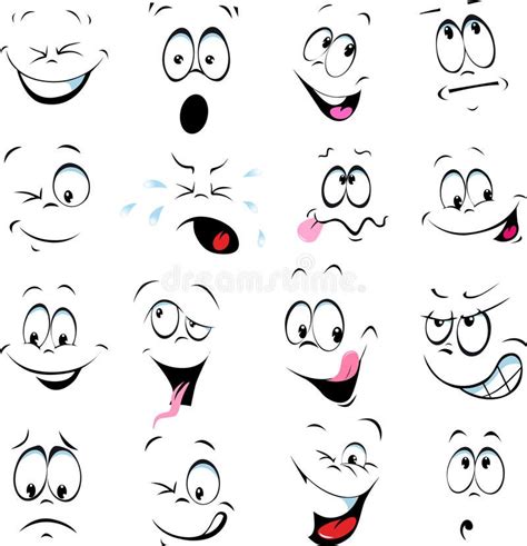 Illustration Of Cartoon Faces Royalty Free Stock Photo | Cartoon faces ...