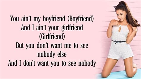 Ariana Grande, Social House - boyfriend (Lyrics) - YouTube