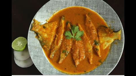 Pomfret Fish Curry - YouTube