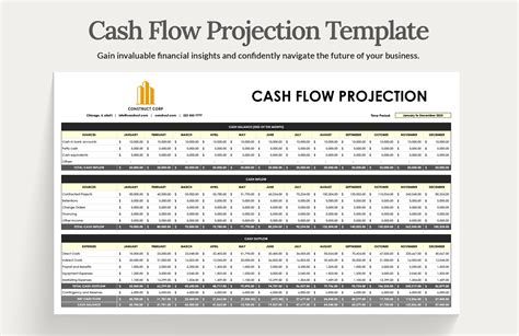 FREE Cash Flow Template - Download in Word, Google Docs, Excel, PDF ...