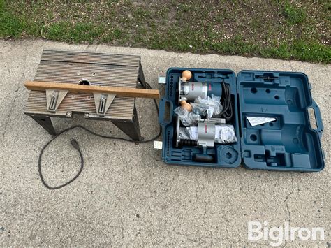 Bosch Router Set & Router Table BigIron Auctions