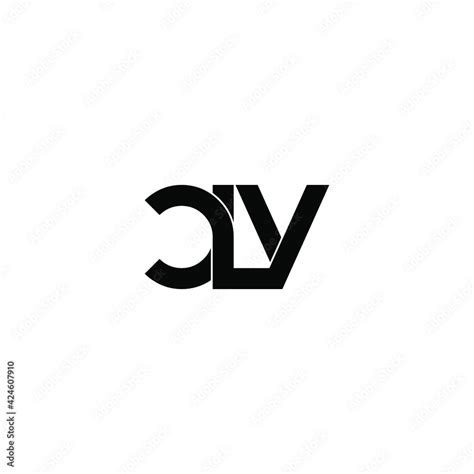 clv letter original monogram logo design Stock Vector | Adobe Stock