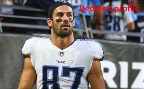 Eric Decker NFL, salary, contract, age, height, wife, family, and net worth