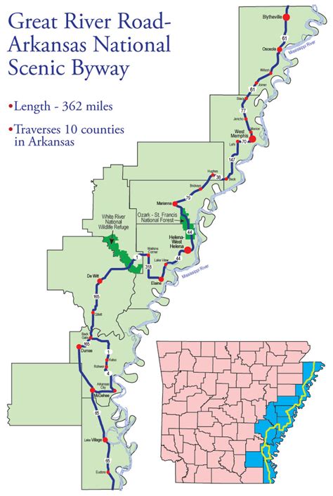 Great River Road-Arkansas National Scenic Byway - Encyclopedia of Arkansas