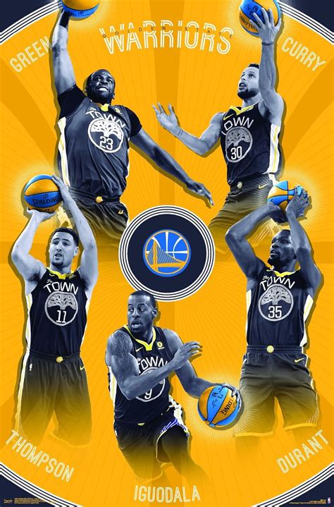 Amazon.com: Trends International NBA Golden State Warriors - Team Wall ...