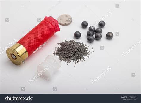 Parts Shotgun Shell Component On White Stock Photo 1997931827 | Shutterstock