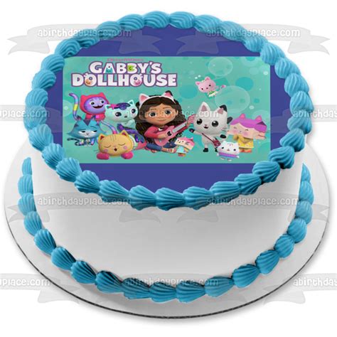 Gabby's Dollhouse Catrat Pandy Paws Cakey Pillow Cat Edible Cake Toppe – A Birthday Place ...