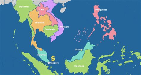 Asia Map Gif